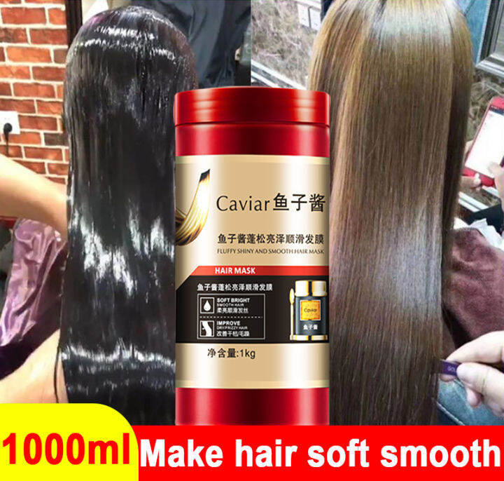 Hair Treatment Mask 1000ml Deep Repair Hair Film Nourishment Softening Conditioner Moisturizing 9170