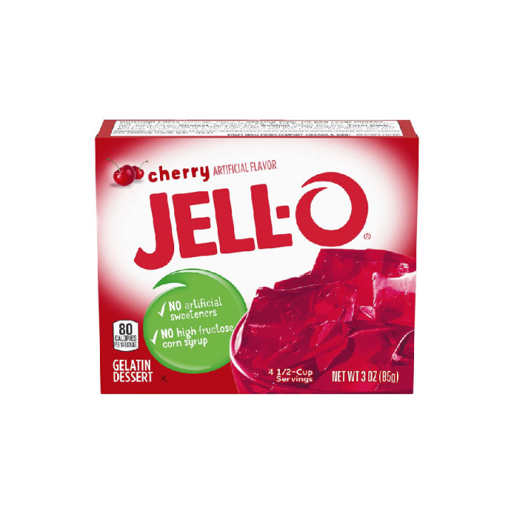 Jell-O Cherry Gelatine Mix (85g) | Lazada PH