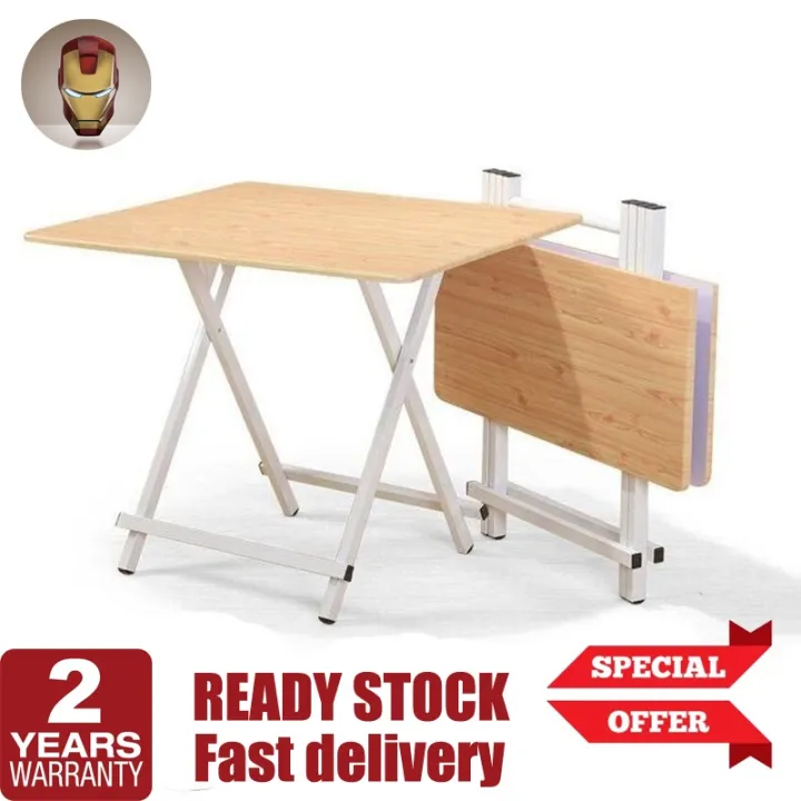Folding Table Home Dining Table Square Computer Desk 606055 Cm Portable