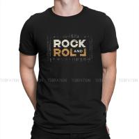 Text Special Tshirt Rock N Roll Leisure T Shirt 100% Cotton Newest Stuff For Men