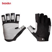 BOODUN Professional Rock Climbing สวม PU Half Finger Wall Repelling S Anti Slip สำหรับ Mountaineer