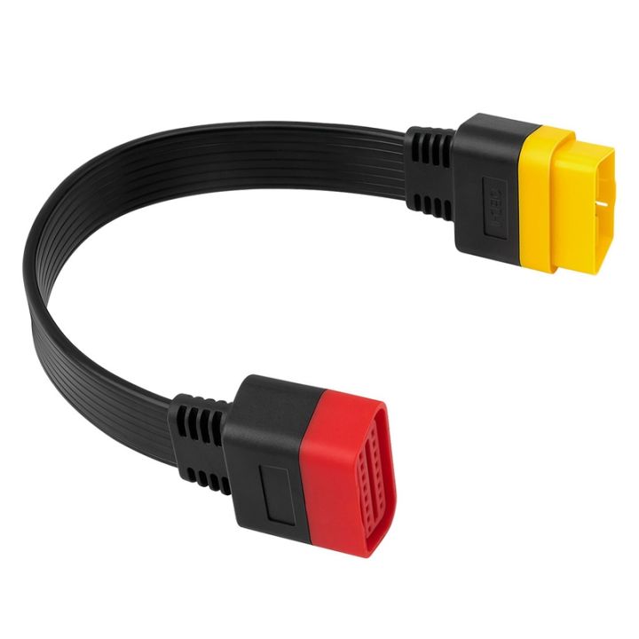 new-obd-obd2-extension-cable-connector-for-launch-x431-v-easydiag-3-0-mdiag-golo-main-16pin-male-to-female-cable-36cm