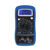 DT858L Professional Multimeter Digital hFE AC DC Voltage Current  Capacitance Resistance Continuity Diode Tester Electrical Trade Tools Testers