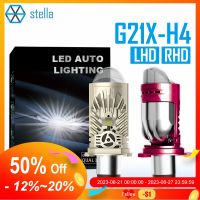 Stella หลอดไฟหน้า H4 LED LHD Mini Canbus Projector สำหรับรถจักรยานยนต์รถยนต์12V 24V 3แหล่งกำเนิดแสงไฟหน้ารถยนต์6000K