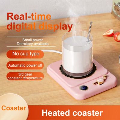 【CW】 Mug Cup Warmer Heating Warm Temperature 3 Coaster