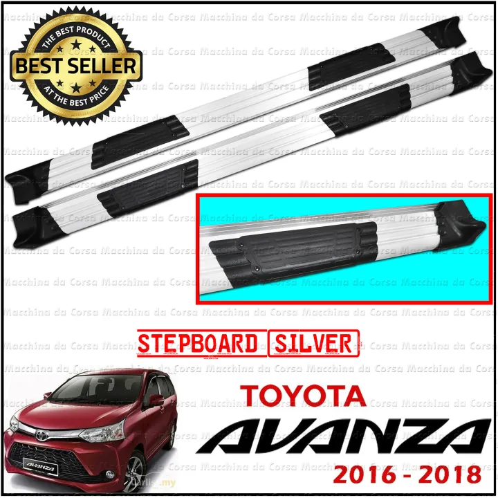 Toyota Avanza 20162018 Aluminum Alloy Step Board / Stepboard with