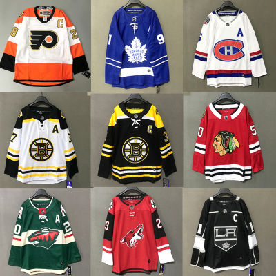 🏅 American-Style Retro hiphop Loose Version New Mens and Womens Embroidered Mid-Length Long Sleeve Ice Hockey Clothing Sweater Trendy Team