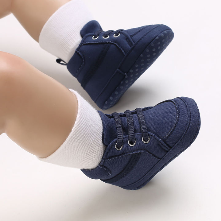 รองเท้าเด็กแรกเกิด-รองเท้าเด็กอนุบาลผ้าฝ้ายพื้นรองเท้ารองเท้าเด็กเด็กๆลำลองแฟชั่นรองเท้าลำลองกีฬา