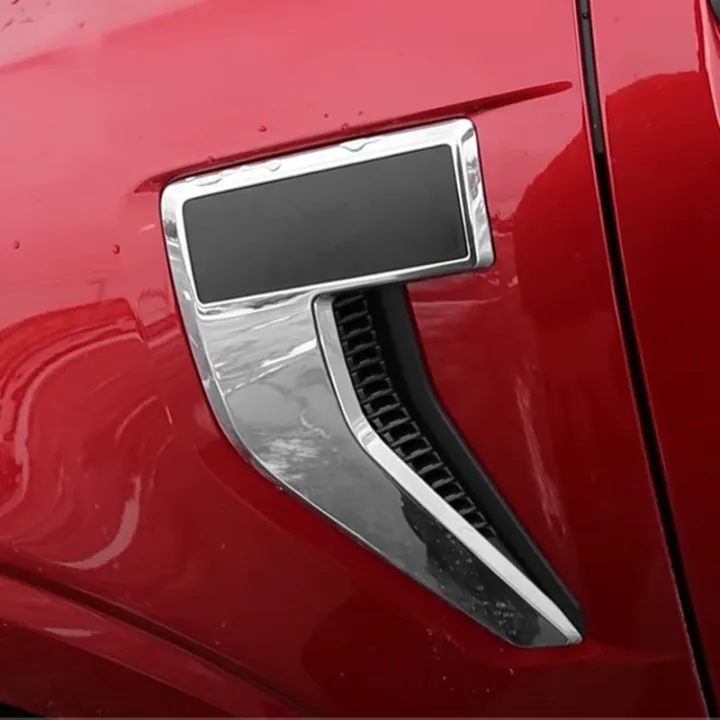 for-ford-f150-2020-2021-chrome-side-air-outlet-fender-grille-vent-trim-cover-auto-exterior-accessories