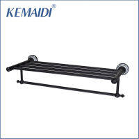 KEMAIDI สีดำชั้นวางของในห้องน้ำ Oil Rubbed Bronze ฝักบัวติดผนังห้องอาบน้ำ Shelve อุปกรณ์ห้องน้ำ