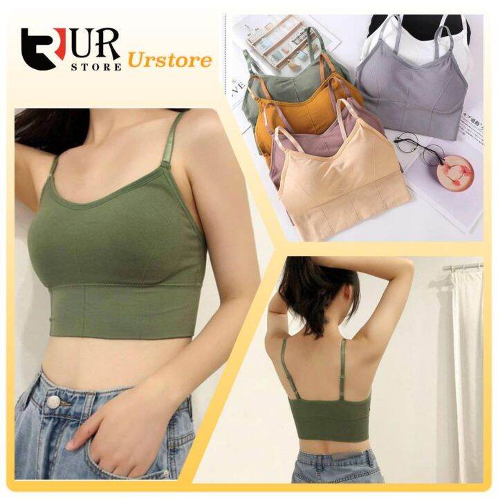 U back Adjustable Bralette Crop top Sports yoga bra Lazada PH