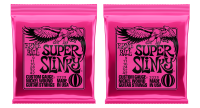 Ernie Ball สายกีต้าร์ไฟฟ้า Electric Guitar String รุ่น Super Slinky (Pack of 2)