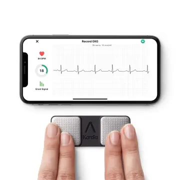 AliveCor KardiaMobile FDA Cleared 1-Lead Personal EKG Monitor