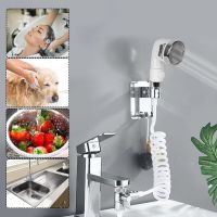 3 Modes For Home Bathroom Kitchen Shower head Adjustable Faucet Adapter Set Faucet Diverter Valve Handheld Showerheads