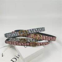 NOWDS Letter Buckle Body Letter Pattern Retro Waistband