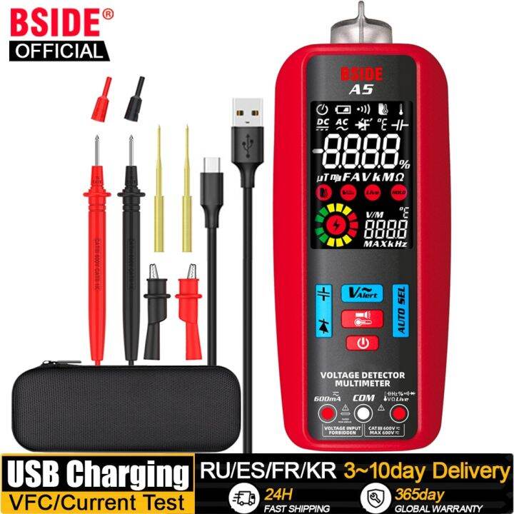 BSIDE Professional Digital Multimeter Smart Automatic Multitester
