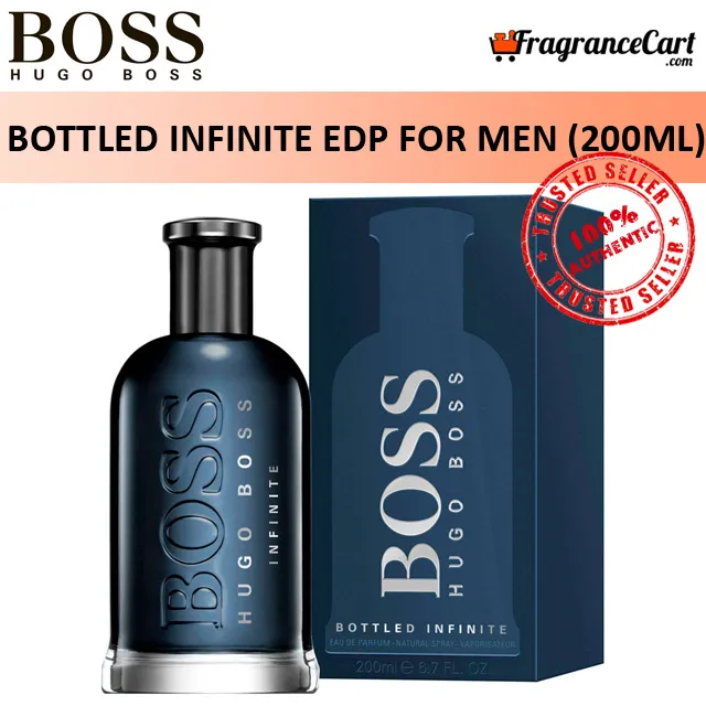 Hugo Boss Bottled Infinite EDP for Men (200ml) HugoBoss Infinity Eau de ...