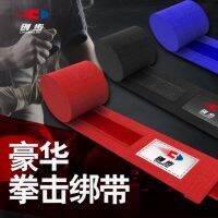 Boxing sandbags tying hand bandages gym Sanda tying hands tangled hands with fighting tying hand straps