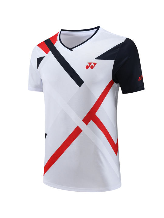 เสื้อกีฬาเสื้อยืดขายดีโต๊ะแบดมินตันเสื้อเทนนิสชายหญิง6501-เฉพาะเสื้อ