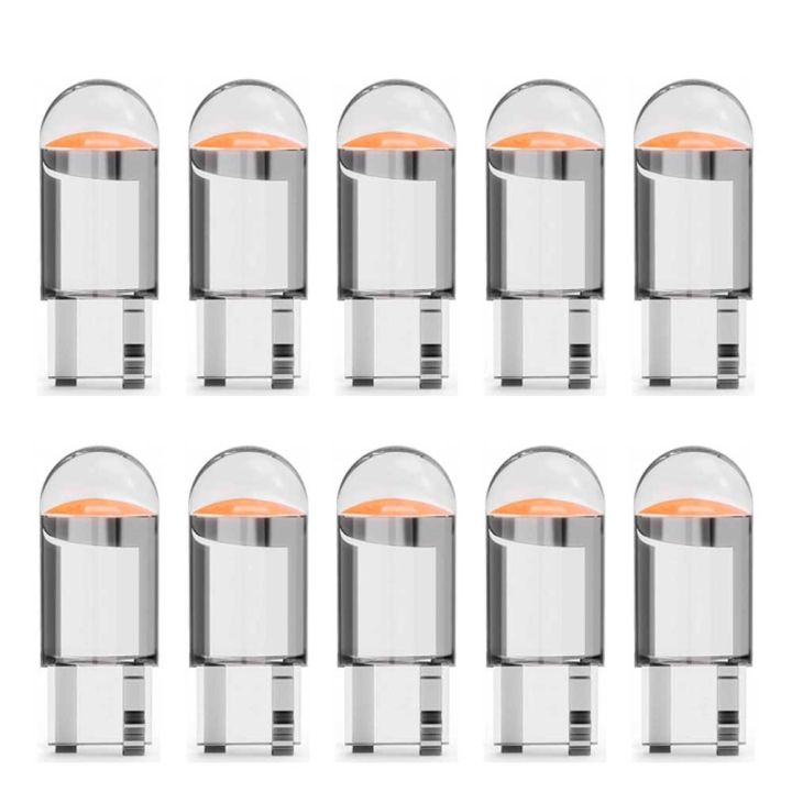 10ชิ้นหลอดไฟไฟ-led-สีแดง-dc-12v-สำหรับ-w5w-ซีนอน-canbus-sidight