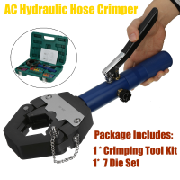 Air Conditioning System Pipeline Crimping Tool Press Manual AC Hydraulic Hose Crimper Kit Repair Tools