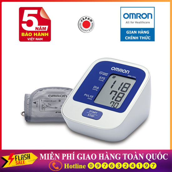 Máy đo huyết áp bắp tay tự động omron - ảnh sản phẩm 1