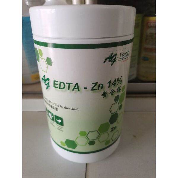 1KG AG EDTA ZN 14 Zinc Chelate Mikro Nutrien Fertigasi Fertigation