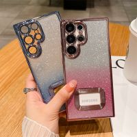 เคสซิลิโคนมีรูโลโก้กากเพชรสุดหรูสำหรับ Samsung S20 S21กาแล็คซี่ S23 S22พิเศษพลัส Note 20 A33 A53 A32 A12ฝาครอบ A52 A52S