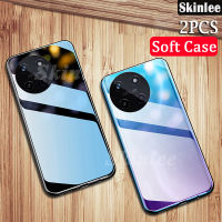 เคสโทรศัพท์2ชิ้นสำหรับ Realme 11 4G ฝาปิดซิลิโคนแบบใสป้องกันการเกิดออกซิเดชันโปร่งใสฝาหลังอ่อนนุ่มสำหรับฝาครอบ Realme 11 4G