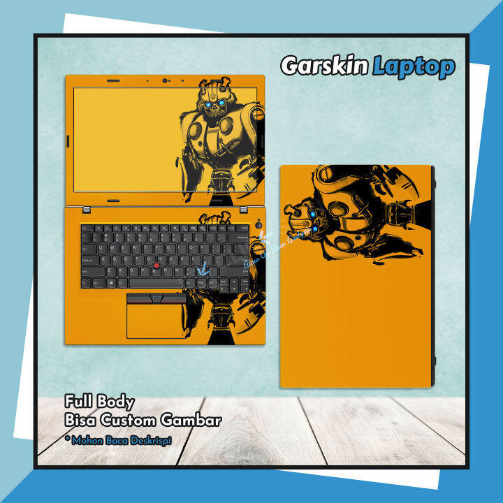 Garskin Laptop Full Body Bumblebee Stiker Laptop Transformer Cover