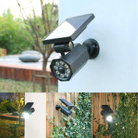 Outdoor Led Projector Solar Motion Sensor Wall Lamps Simulation Camera Safety Home Lamp Street Garden Lighting