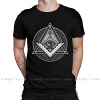 Shirt Men Clothing Freemasonry T-Shirt Illuminati Classic Fashion Unisex Short Sleeve Tshirt Loose