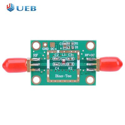 10MHz-6GHz RF ไบแอสทีตัวบล็อก DC 1-50V RF DC Isolator LNA สำหรับ Ham Radio เครื่องขยายเสียงชนิดเสียงรบกวนต่ำ