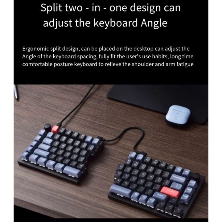 keychron-q11-qmk-via-split-keyboard-wired-knob-keyboard