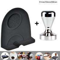 51mm 53mm 58mm Coffee Tamper Mat Silicone Rubber Tampering Corner Mat Espresso Coffee Maker Milk Cup Dosing Ring Electrical Connectors