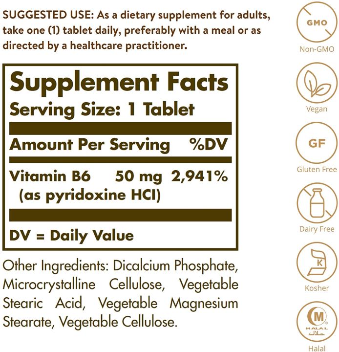 วิตามินบี6-vitamin-b6-50-mg-100-tablets-solgar-วิตามินบีหก-บี-6-b-6-b-6