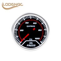 Dynoracing Car meter Oil press gauge 2 52mm Auto Oil pressure gauge sensor 0-100 PSI displaying