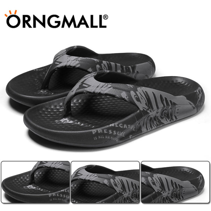 orngmall-รองเท้าแตะผู้ชายสไตล์ใหม่ผู้ชาย-รองเท้าแตะพื้นสูงรองเท้าแตะฤดูร้อนผู้ชายผู้หญิงรองเท้าแตะกลางแจ้งอีวาชายหาด