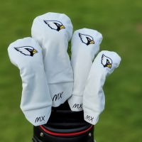 {Golf Club Headcover ที่ครอบหัวไม้กอล์ฟไม้แฟร์เวย์ไฮบริด1 3 5ใบพัตเตอร์นกอินทรีหนังงานเย็บปักอุปกรณ์กอล์ฟอุปกรณ์ป้องกันฝาครอบ