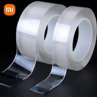 ❁ Xiaomi Home Nano Tape Double Sided Tape Transparent Reusable Waterproof Adhesive Tapes Cleanable Kitchen Bathroom Supplies Tapes