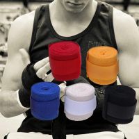 2.5M Cotton Sports Strap Boxing Bandage Muay Thai Taekwondo Hand Gloves Wraps Adjustable Boxing Handwraps for Outdoor Fitness