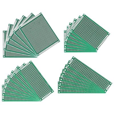 【cw】 20pcs/lot 5x7 4x6 3x7 2x8 Cm Side Prototype PCB Printed Circuit Board 5x7 4x6 3x7 2x8 Soldering Plate