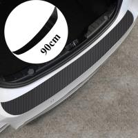 4D Carbon Fiber Stickers for Car Rear Trunk Bumper Protective Anti-Scratch Scuff Film Protectors  Car Decals 90cm Bumper Stickers Decals Magnets