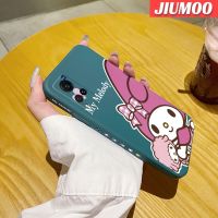 เคส JIUMOO สำหรับ Vivo X60 Pro 5G เคสลายการ์ตูนของฉันเมโลดี้ดีไซน์ใหม่นิ่มเคสมือถือด้านข้างบางลายขอบสี่เหลี่ยมเคสซิลิโคนเคสป้องกันการกระแทก