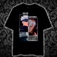 เสื้อยืดฤดูร้อนเสื้อยืด เสื้อยืดคอกลม GOJO SATORU CURSE Printed t shirt unisex เสื้อยืดเสื้อยืดพิมพ์ลาย