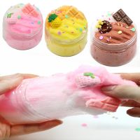 ❦✎ Cloud Mud Slime Fluffy Polymer clay 100ml/50ml Antistress Charms For Slimes Putty Slime Kit Plasticine Light Clay Kids DIY Toy