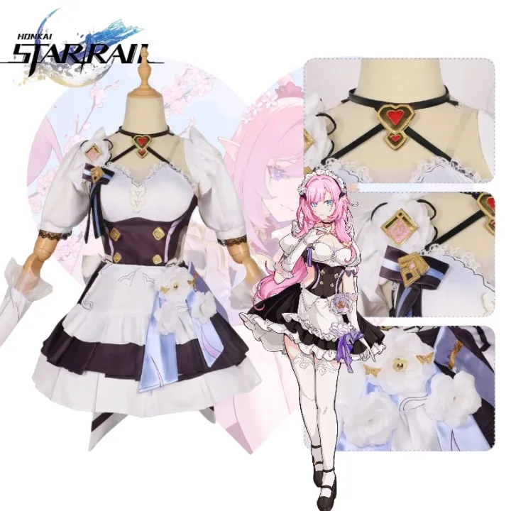 honkai-impact-3rd-elysia-maid-ชุดคอสเพลย์-เกมอะนิเมะ-สําหรับปาร์ตี้ฮาโลวีน