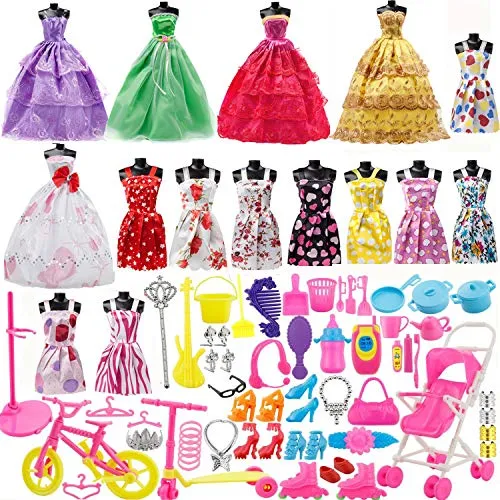 sets of barbie clothes