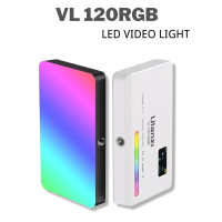 DN-VL120ไฟ LED มินิ RGB แฟลชวิดีโอ2500K-9000K การถ่ายภาพเติมแสง