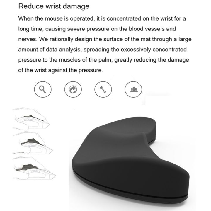 mouse-wrist-rest-support-pad-wrist-stand-ergonomic-comfortable-design-with-silicone-gel-for-office-amp-gaming-computer